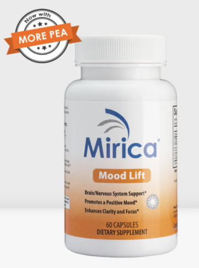 Mirica® Mood Lift 60 Capsules - Palmitoylethanolamide (PEA) and Luteolin - 60 capsules